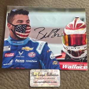 Autographed photo BUBBA WALKACE